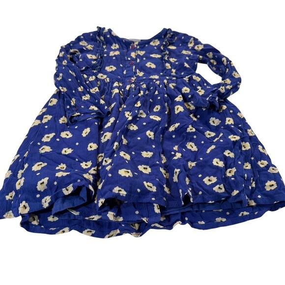 Babyhug Toddler girl 2-3 Y Blue Floral Dress - Picture 1 of 6
